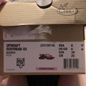 Chaco updraft Ecotread X2 Beaded Rose size 8